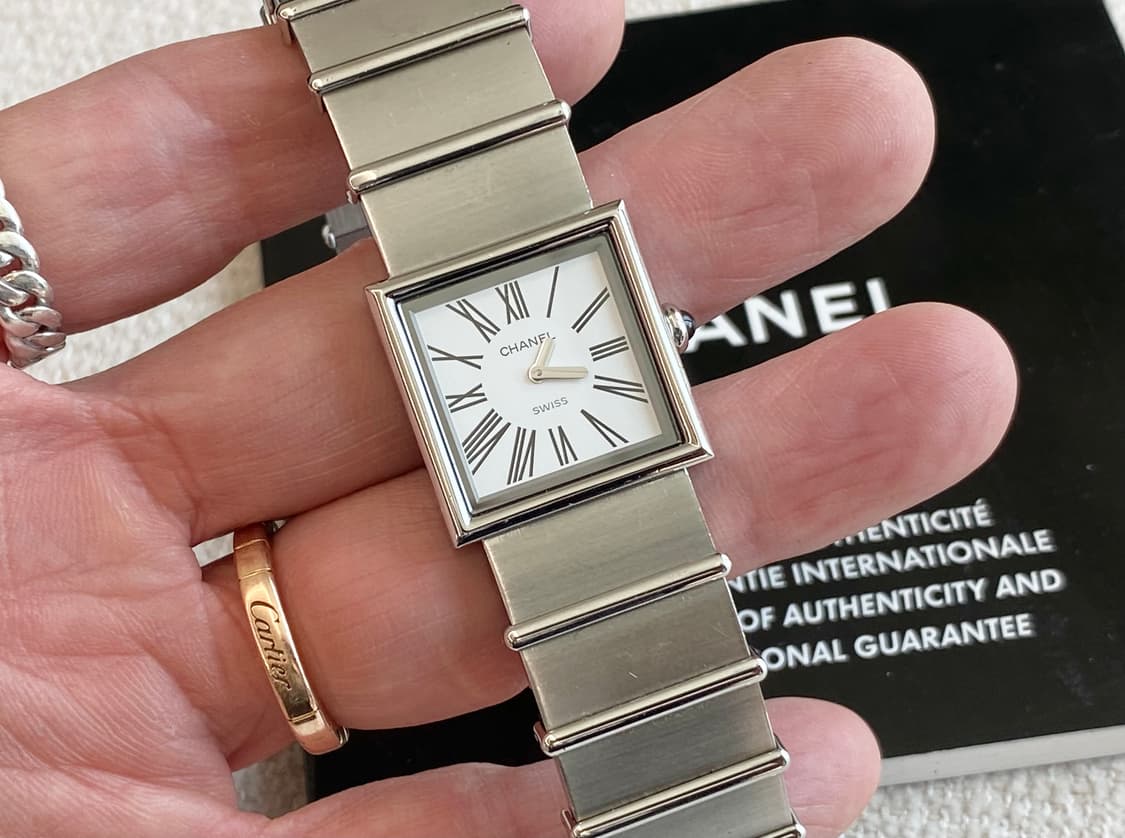 샤넬 마드모아젤 23mm 스몰 사이즈 스틸 쿼츠 상품이미지1
