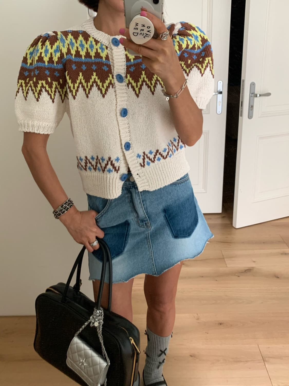 tara by motion 타라바이모션 크로셰 니트가디건 상품이미지8