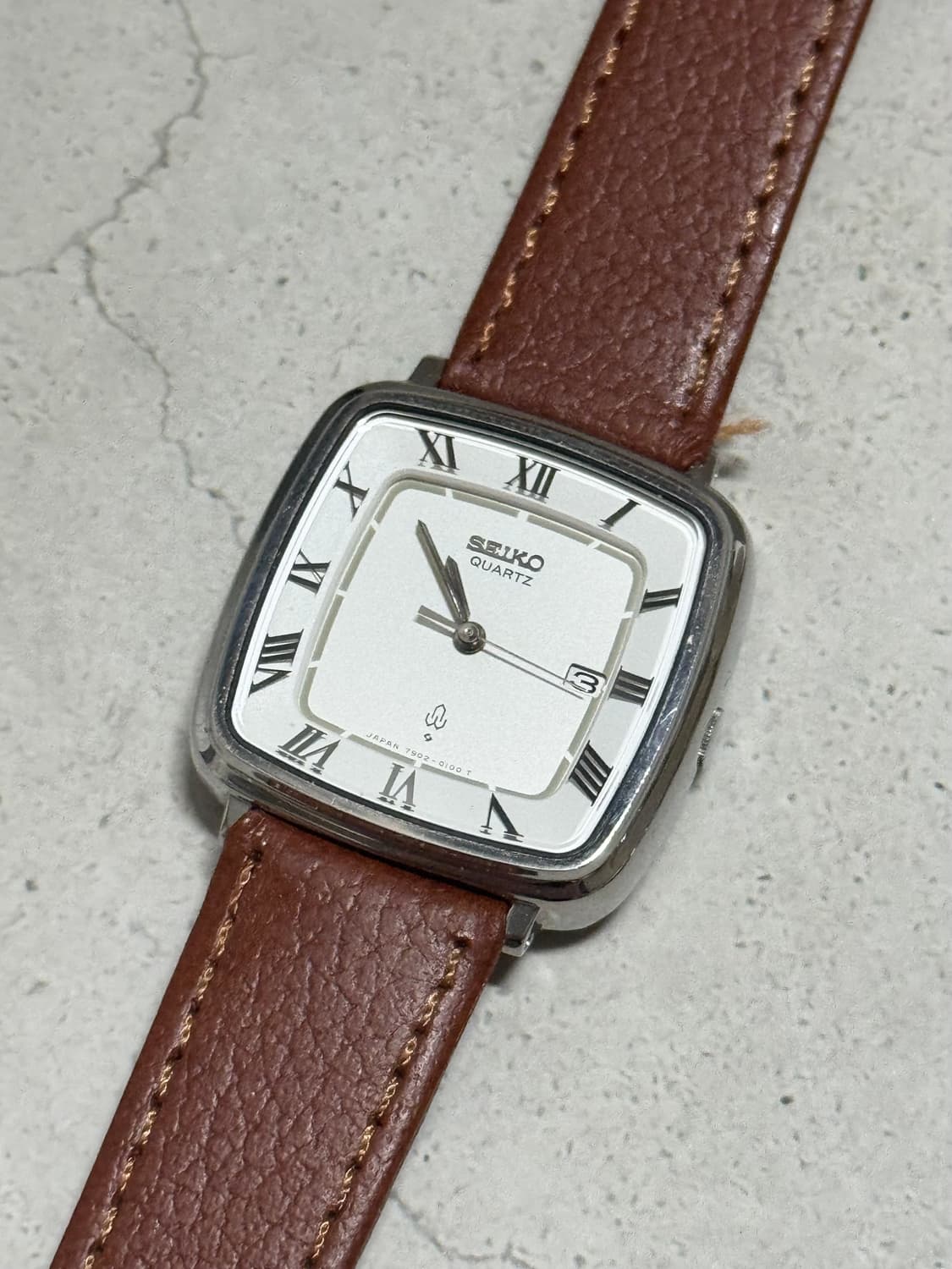 80s 빈티지 세이코 쿼츠 희귀 상품이미지2