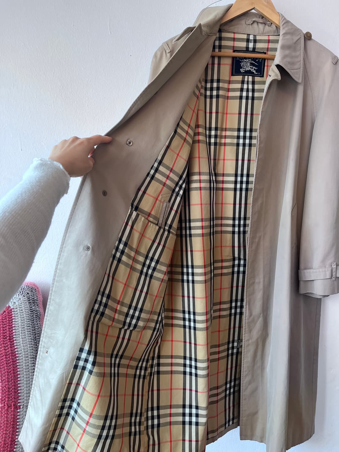 버버리 남성 베이지 트렌치코트 상품이미지5