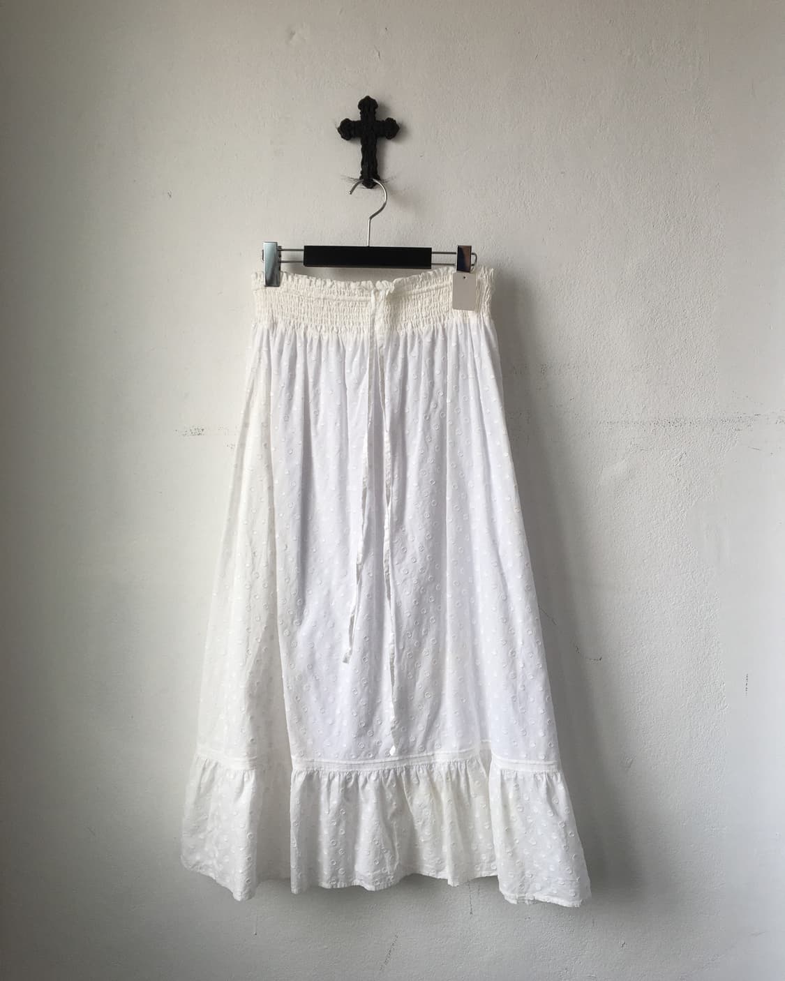 Dot pattern long skirt 상품이미지1