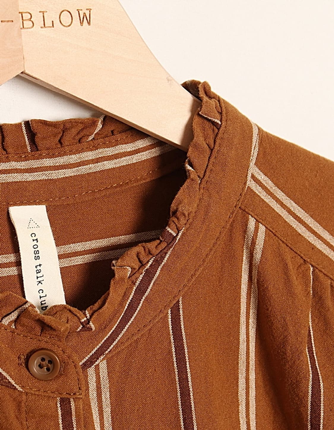  cross talk club Stripe Shirt One-Piece 상품이미지3