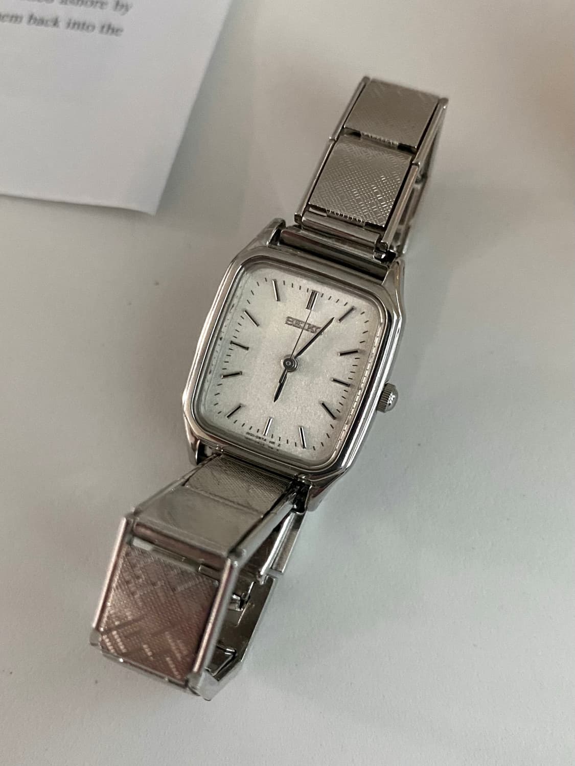 Seiko 세이코 스퀘어 쿼츠 레이디스 상품이미지1