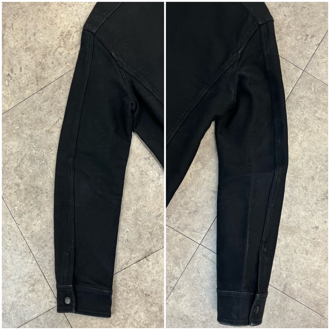 빈티지 라이더 자켓 블랙 M #csz2949  상품이미지9