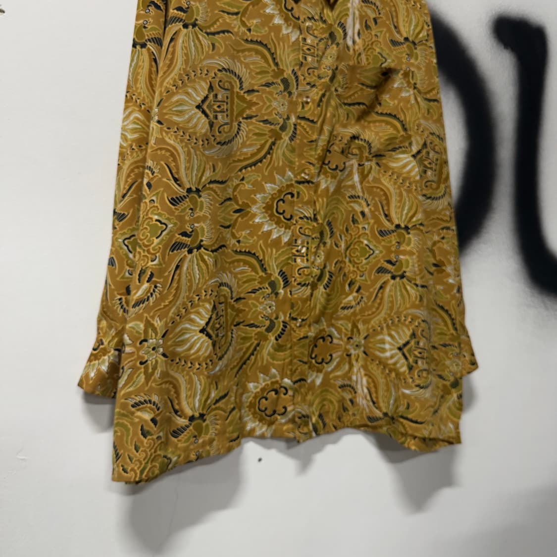 VTG 빈티지 빅사이즈 바로크 에스닉 패턴 원포켓 셔츠 상품이미지4