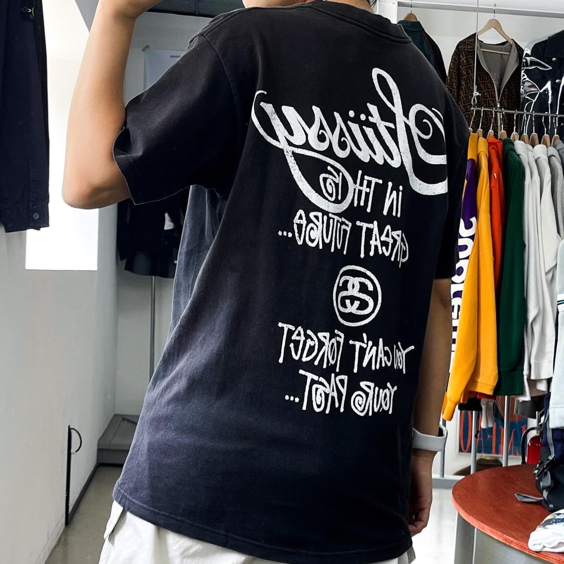 스투시 00's 펑키 프레쉬 기어 베이비 그래피티티셔츠 상품이미지2