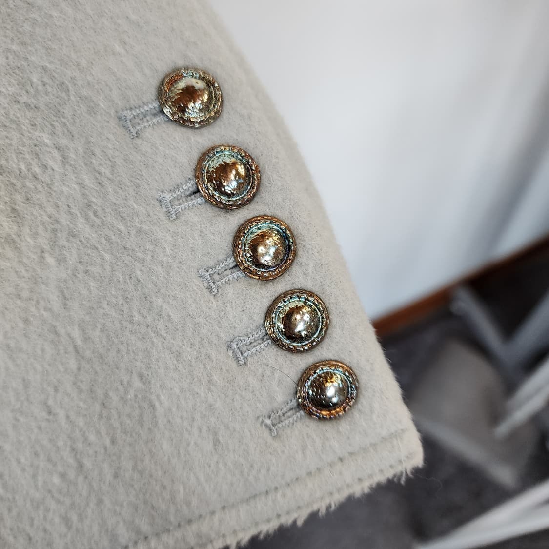 JULL LOG 롱 기장 민트색 코트 상품이미지6