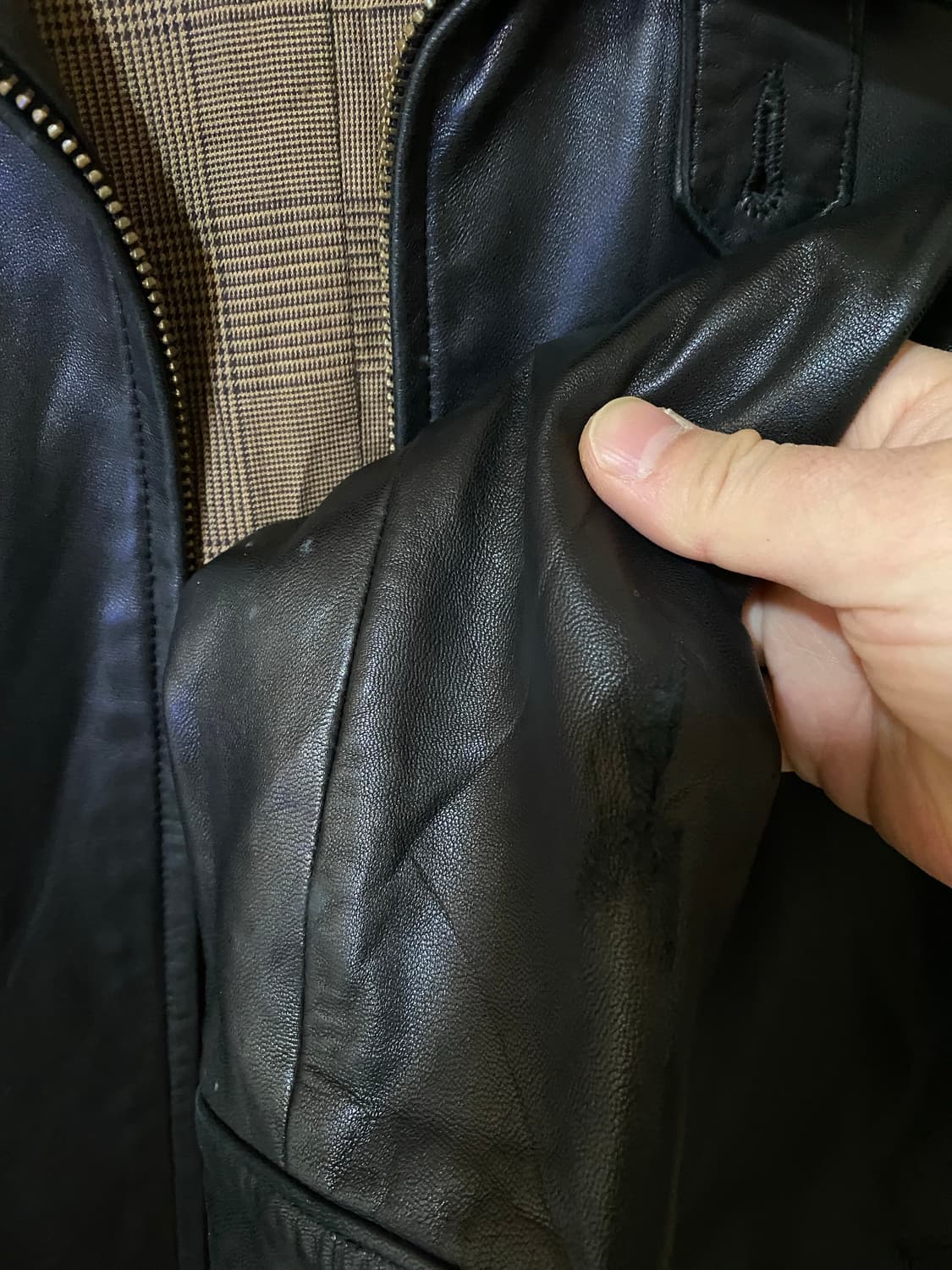 폴로 양가죽 자켓 상품이미지4