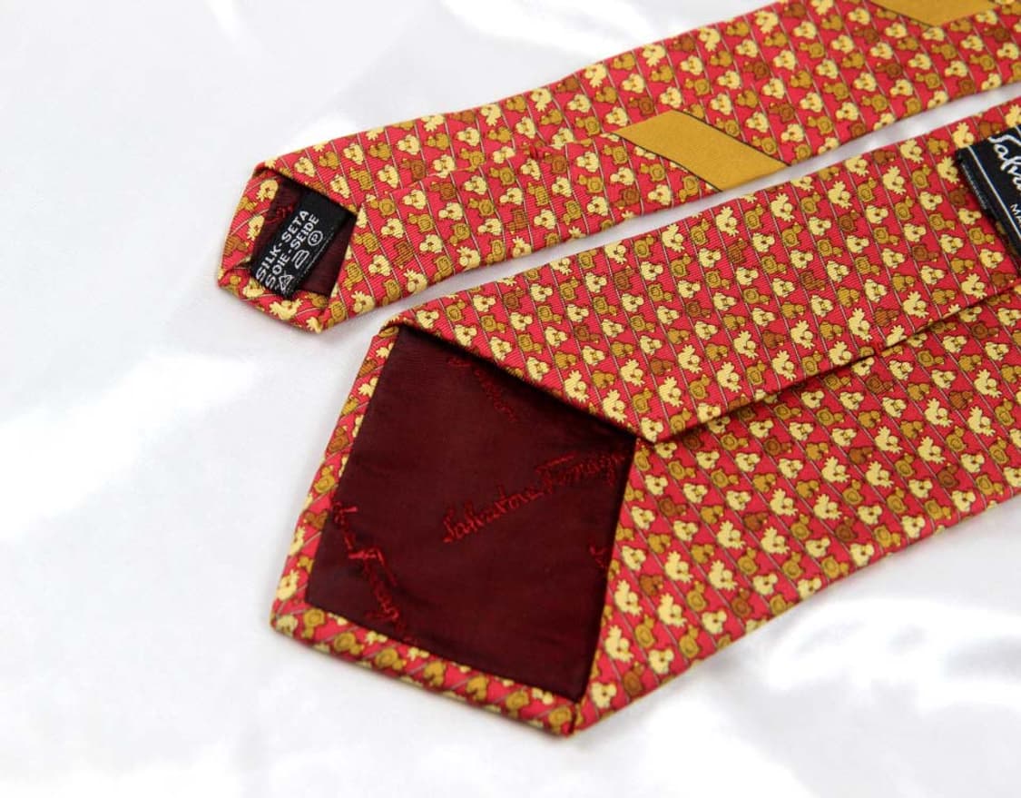 페라가모 9.3cm A등급 명품넥타이 상품이미지4