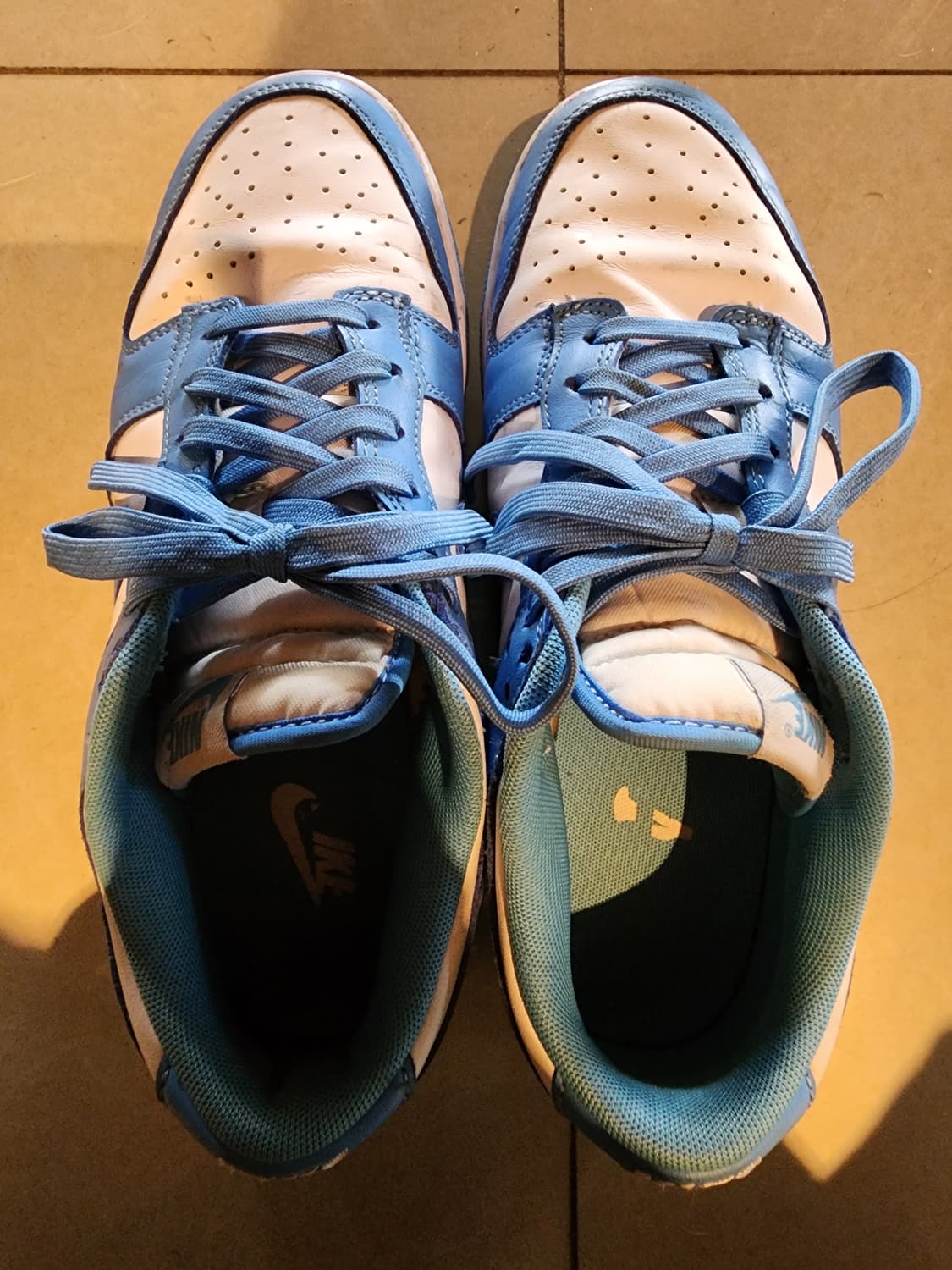 NIKE 나이키 덩크 로우 하늘색 팜. 270mm 운동화 스니커즈 상품이미지2