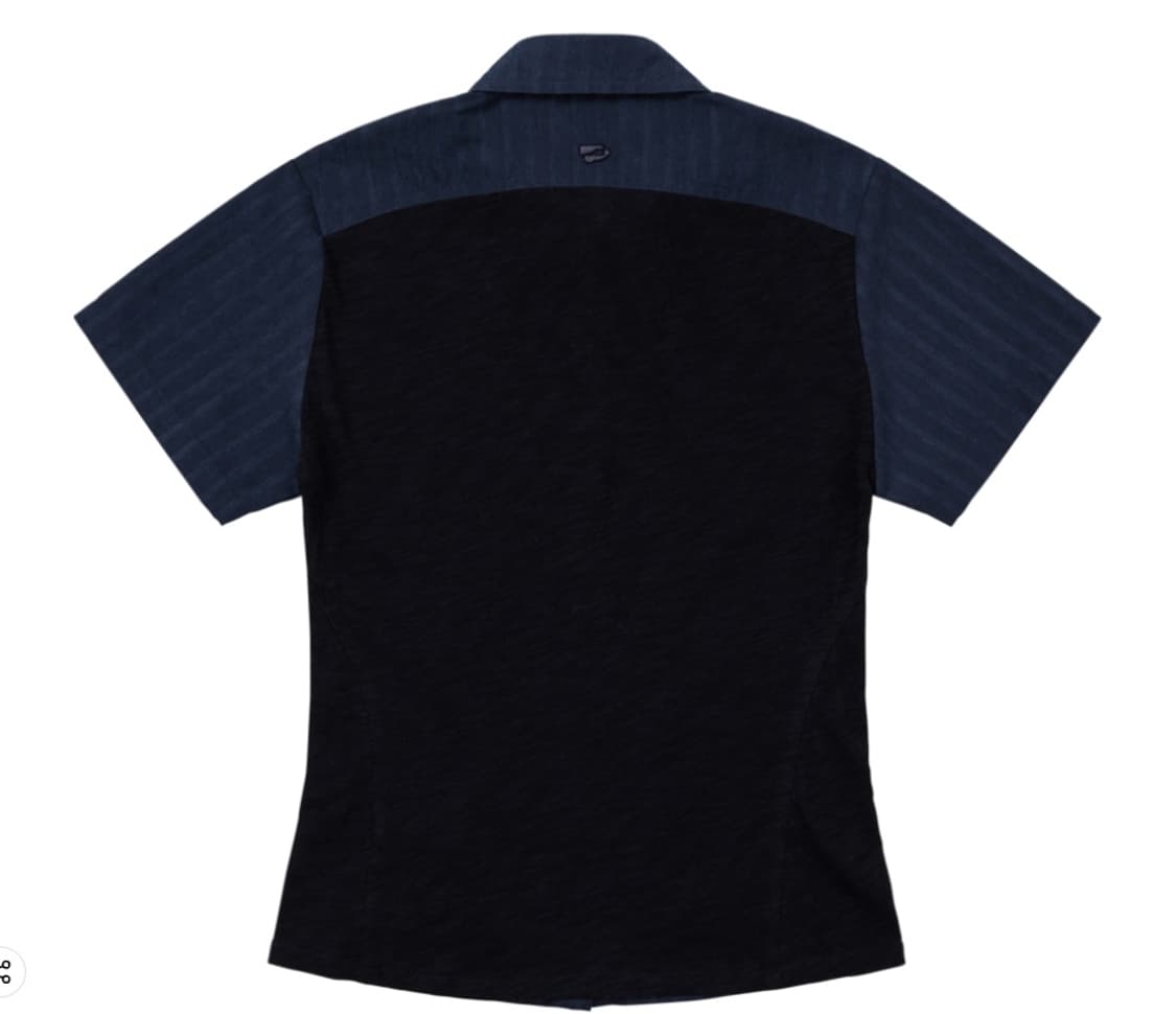 Half Sleeve Hiking Shirt Navy 상품이미지2