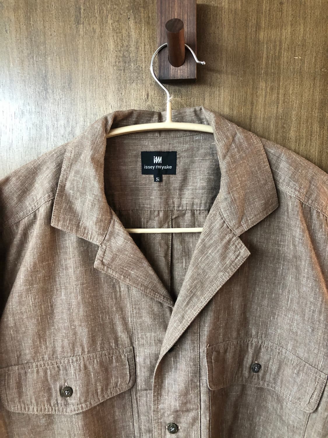 Issey miyake 오픈 카라 셔츠 s 상품이미지2