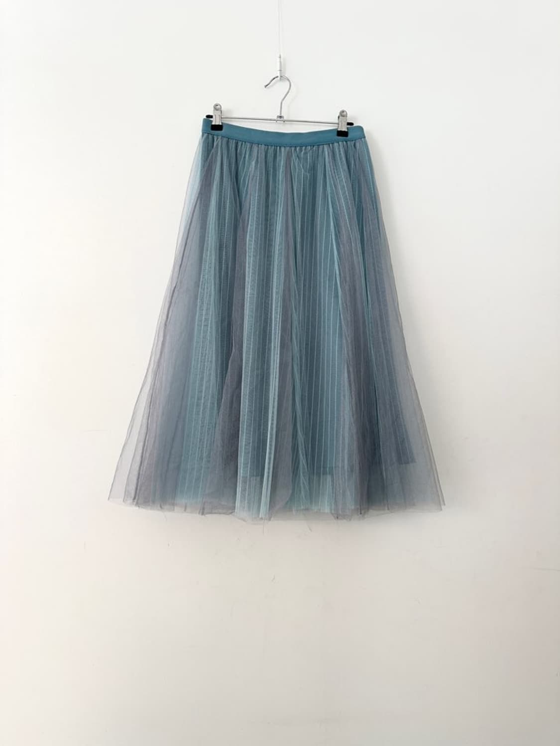 3 layer pannel tulle skirt / mint 상품이미지2