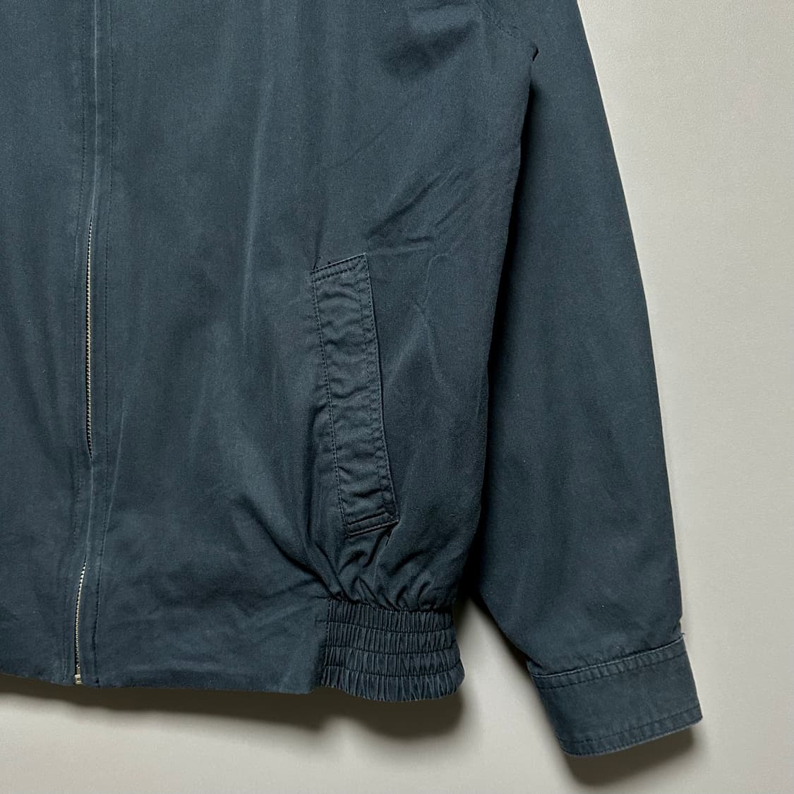 [M]버버리 네이비 해링턴 면 자켓 상품이미지3