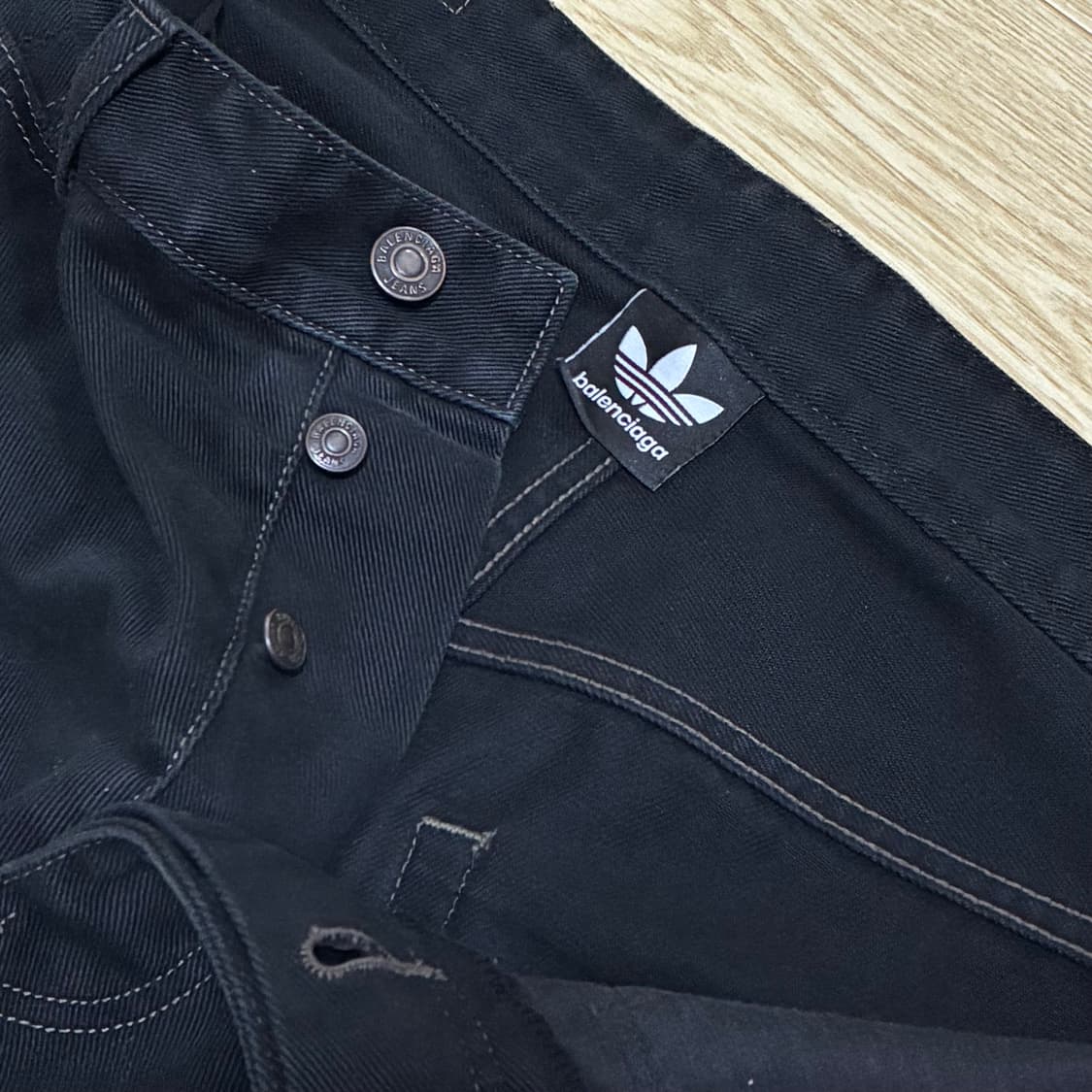 [S] 발렌시아가 아디다스 라지배기 데님 팬츠 청바지 상품이미지3