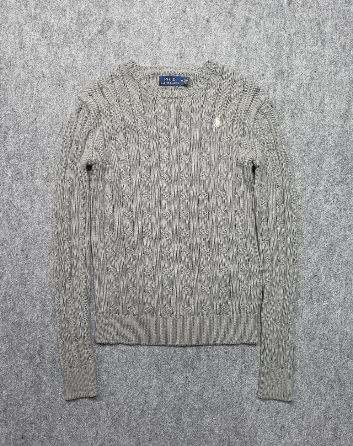 폴로 랄프로렌 캐이블 꽈배기 니트 XS 상품이미지1