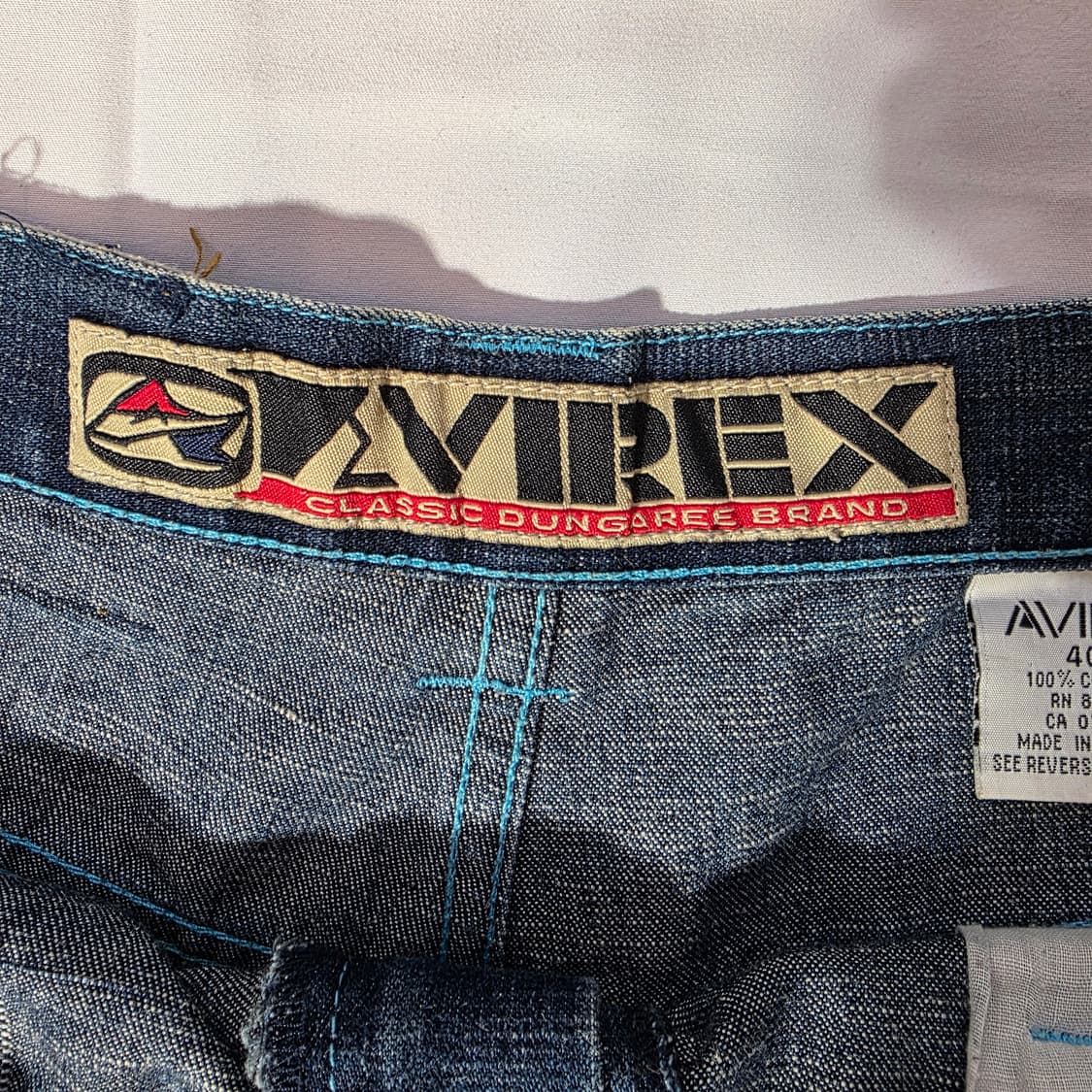 [40]아비렉스 버뮤다 데님 쇼츠 반바지 상품이미지2