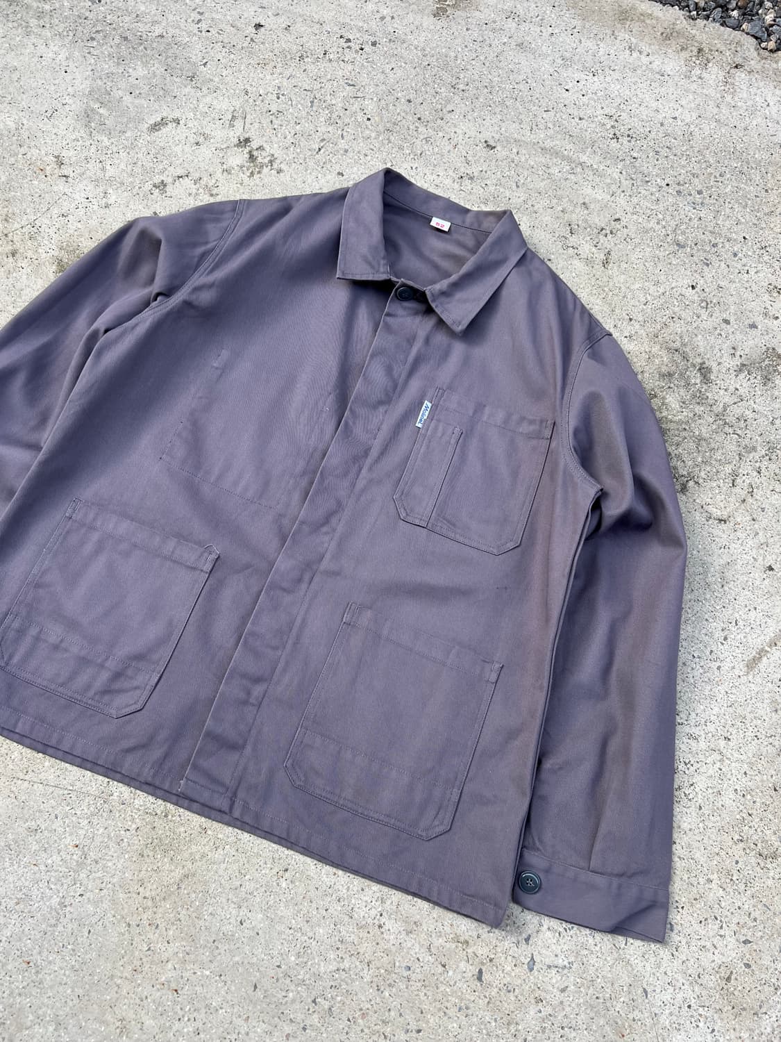 (DEADSTOCK)OLD EURO MOLINEL GREY 빈티지워크자켓 상품이미지5