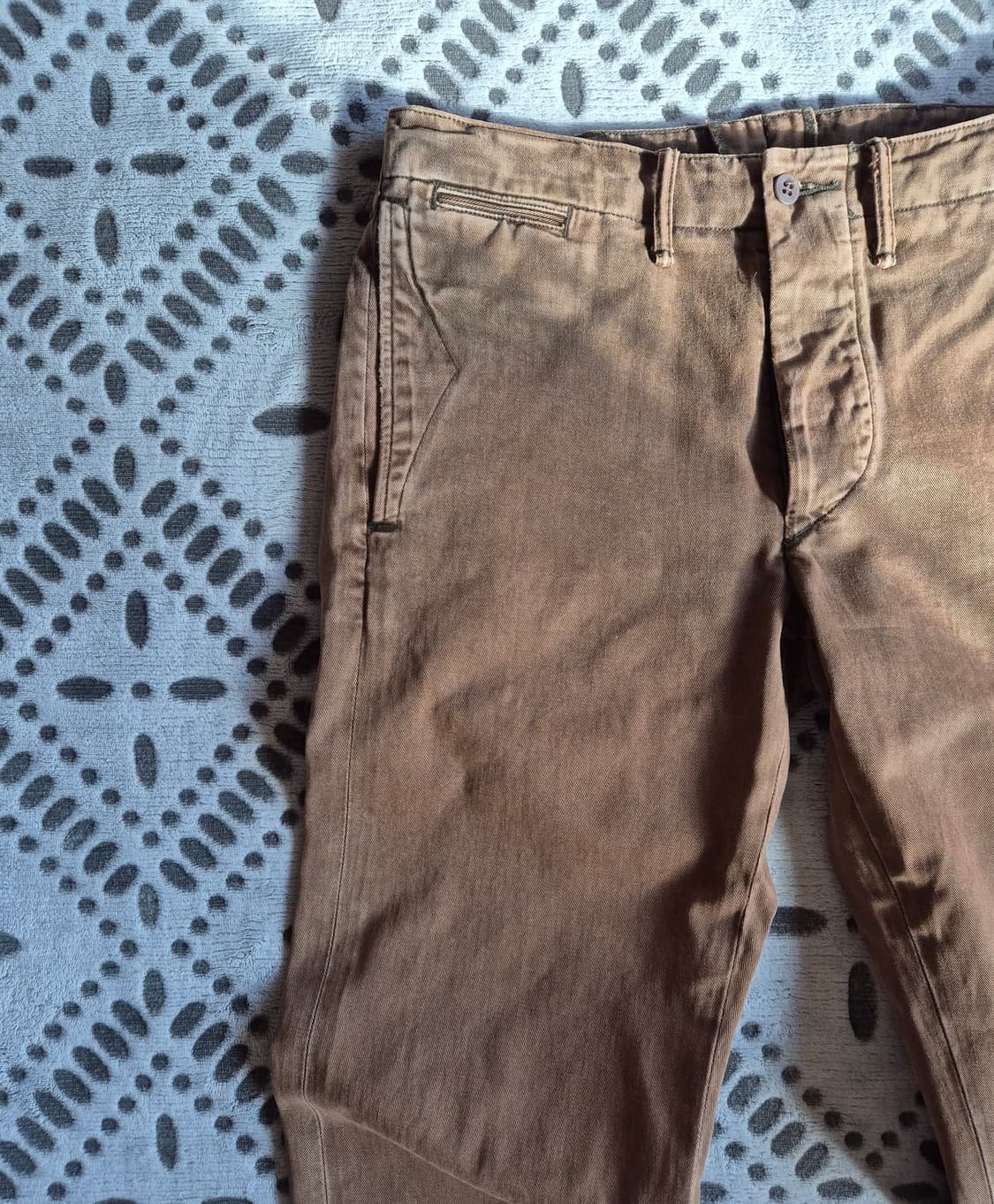 rrl 더블알엘 브라운 워크 치노 팬츠 상품이미지2