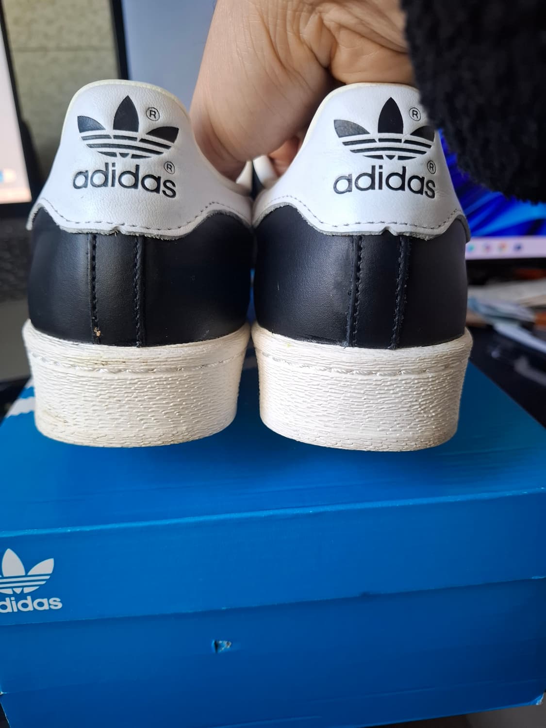 아디다스 슈퍼스타 82 블랙 280mm 상품이미지4