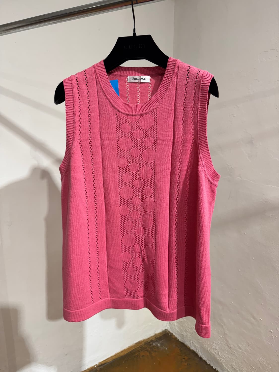 Freimage) Pink dot knit vest 상품이미지2