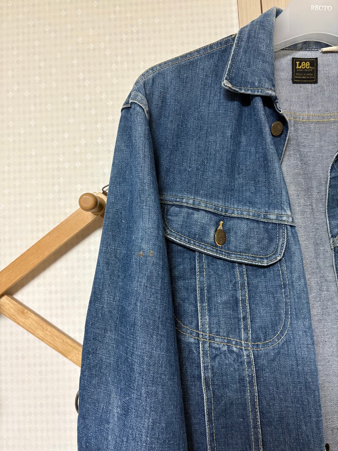 70s Lee 101j 트러커 데님 자켓 상품이미지6