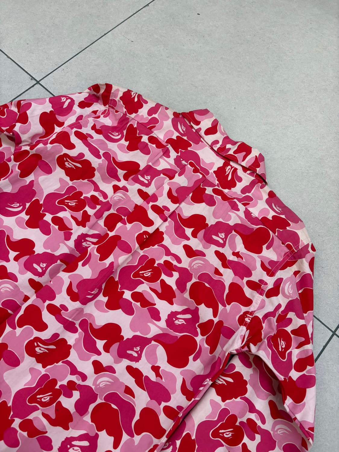 베이프 핑크카모 셔츠 상품이미지9