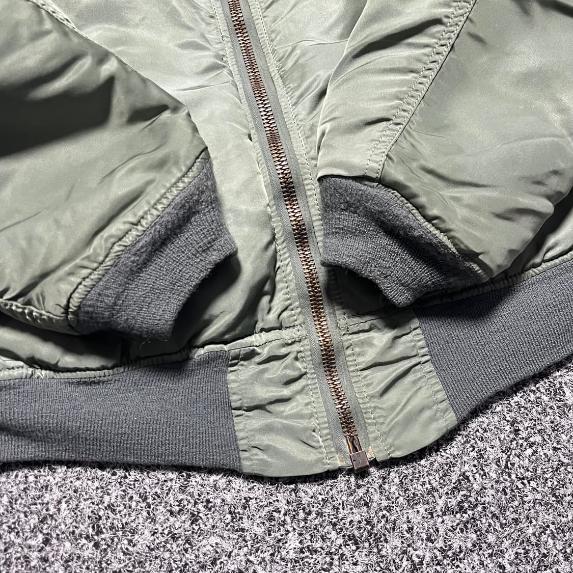 1984s vintage 알파인더스트리 ma-1 오리지널 자켓 상품이미지6