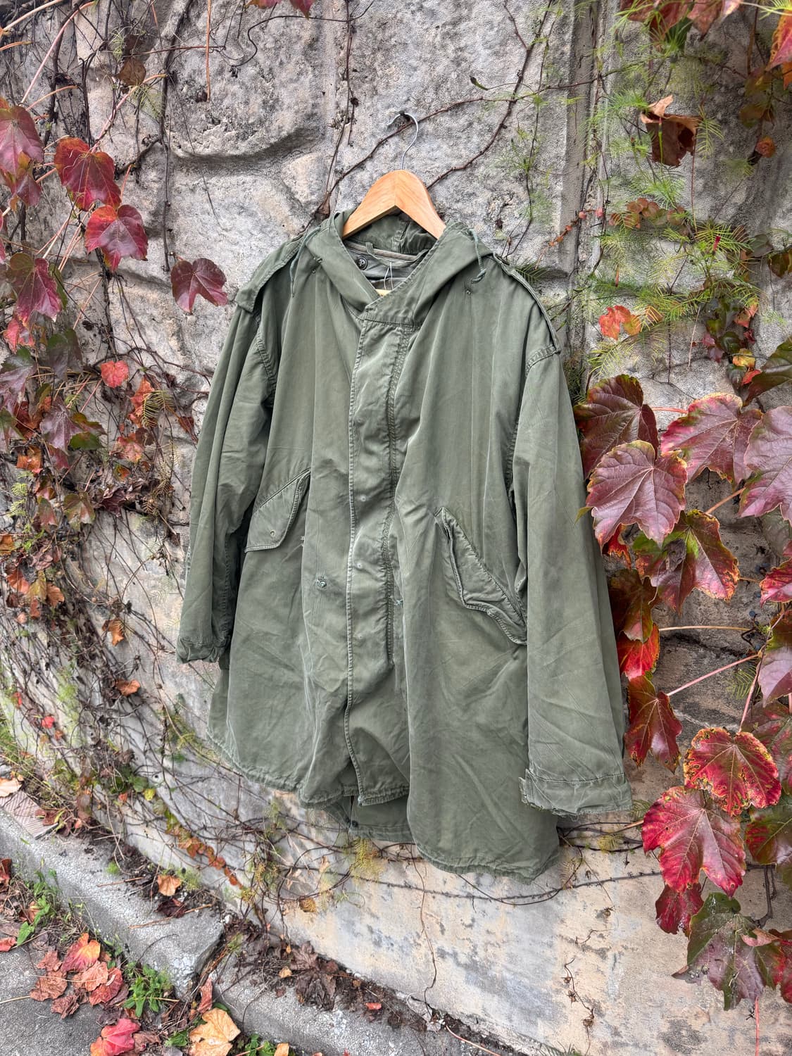 미군 오리지널 m51 피시테일 파카 2세대 포플린 m 배정남 개파카 상품이미지3