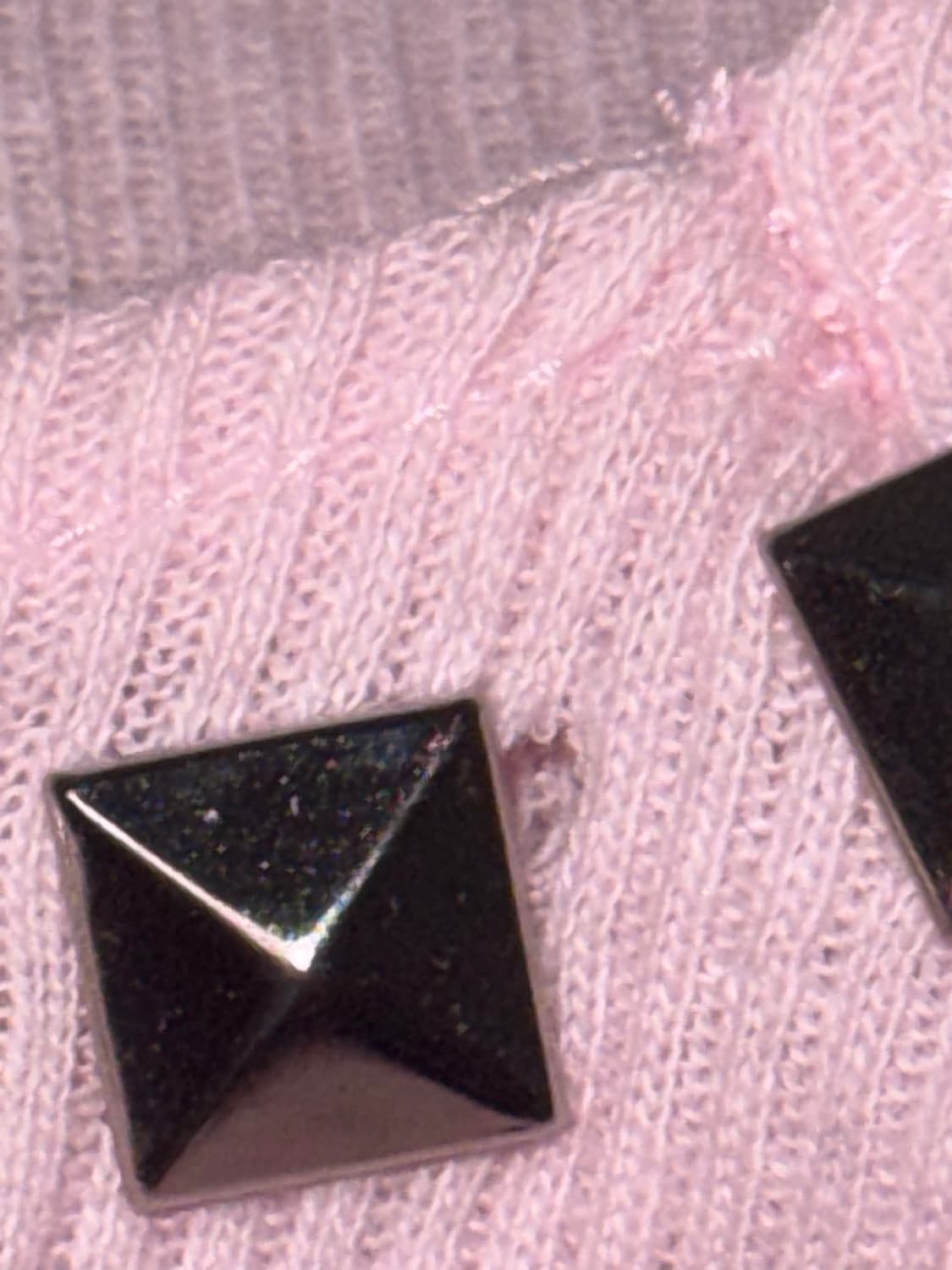 베메클 베이비메탈클럽 스터드 초커티 핑크 색상 갸루 히메갸루 상품이미지2