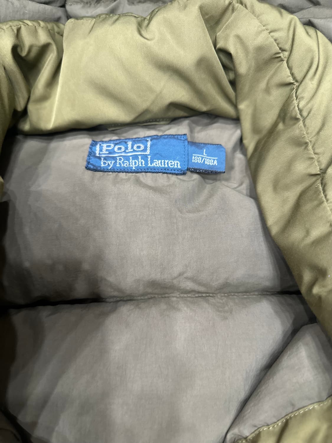L)폴로 랄프로렌 푸퍼 다운 패딩 올리브카키  상품이미지5