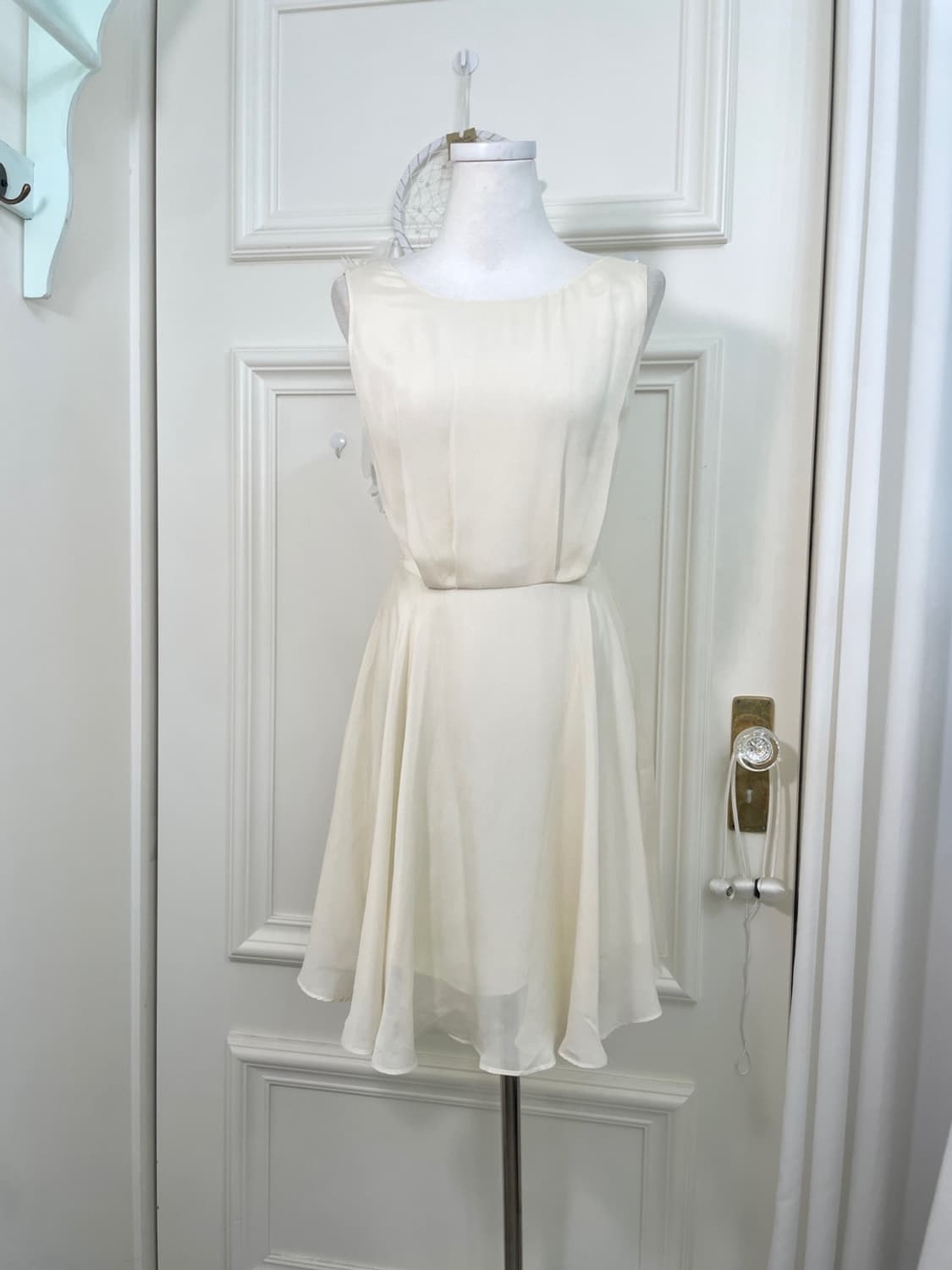 sheer pink lace ruffle bolero&ivory chif 상품이미지7