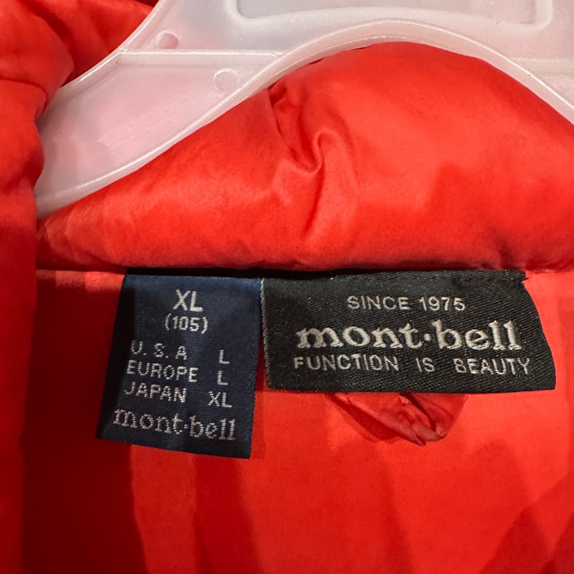 몽벨 구스다운 EX800 패딩 XL 상품이미지6