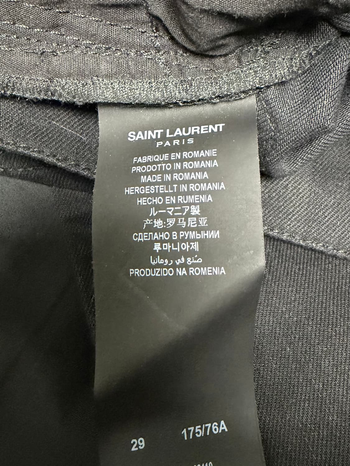 생로랑 워싱 윙클 데님진 29 상품이미지5