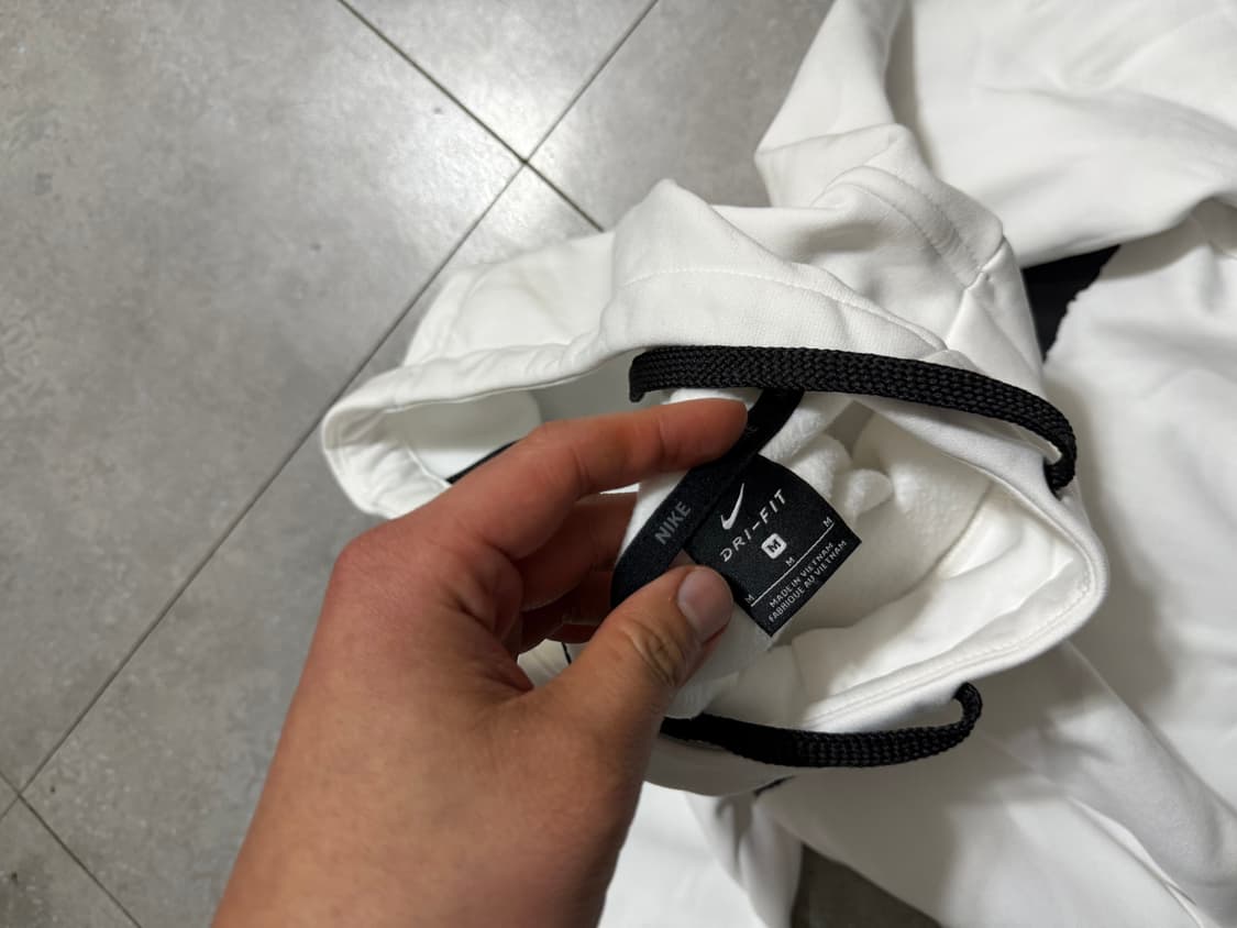 나이키  화이트  스우시 스웻 후디 95 size   상품이미지3