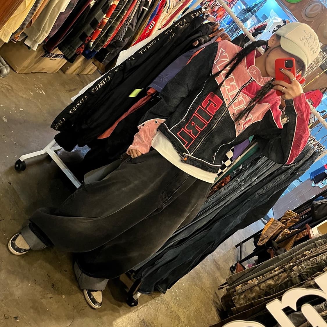 y2k racing blue jacket 상품이미지9