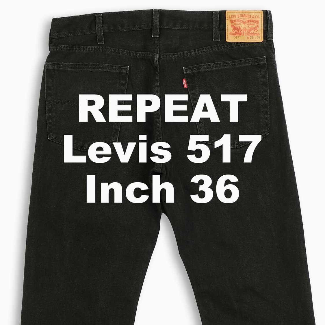 빈티지 리바이스 517 흑청 블랙진 36 인치 LV51736177 상품이미지1