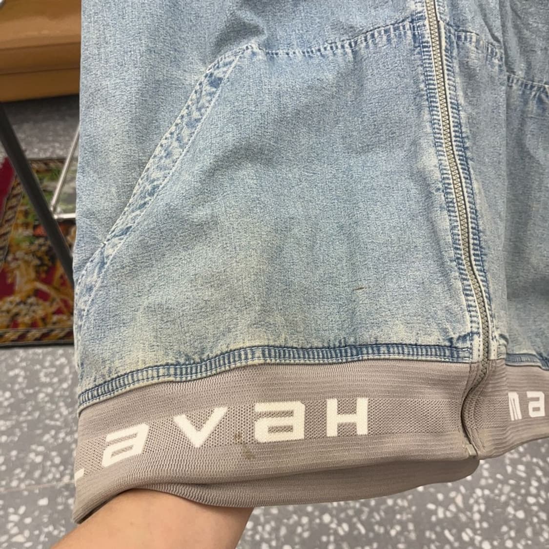 마자플라바 올드스쿨 워크 반팔 데님 집업 105 C06285 상품이미지6