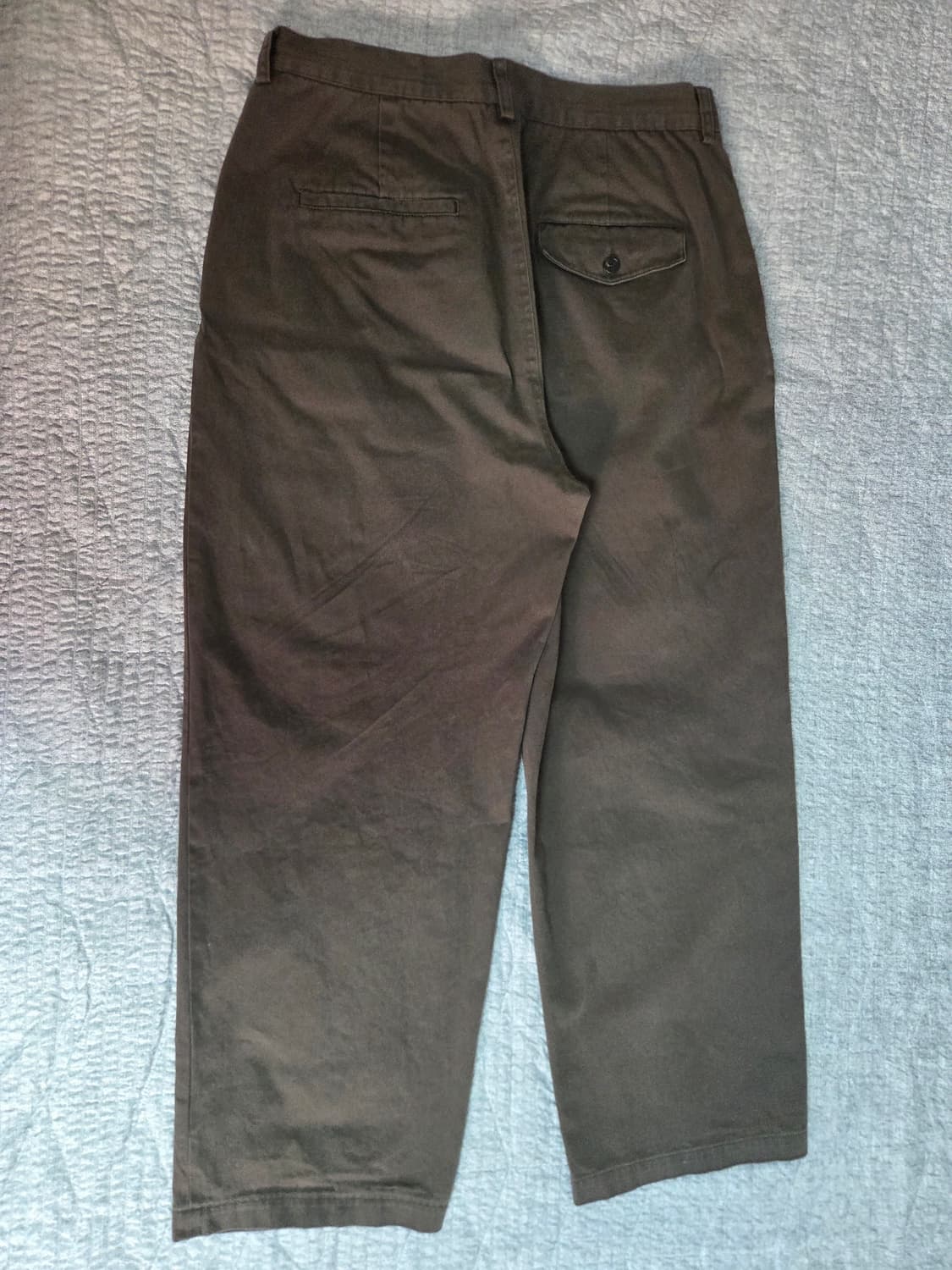 아트이프액츠 원턱 치노팬츠 올리브 L사이즈 판매합니다 상품이미지2