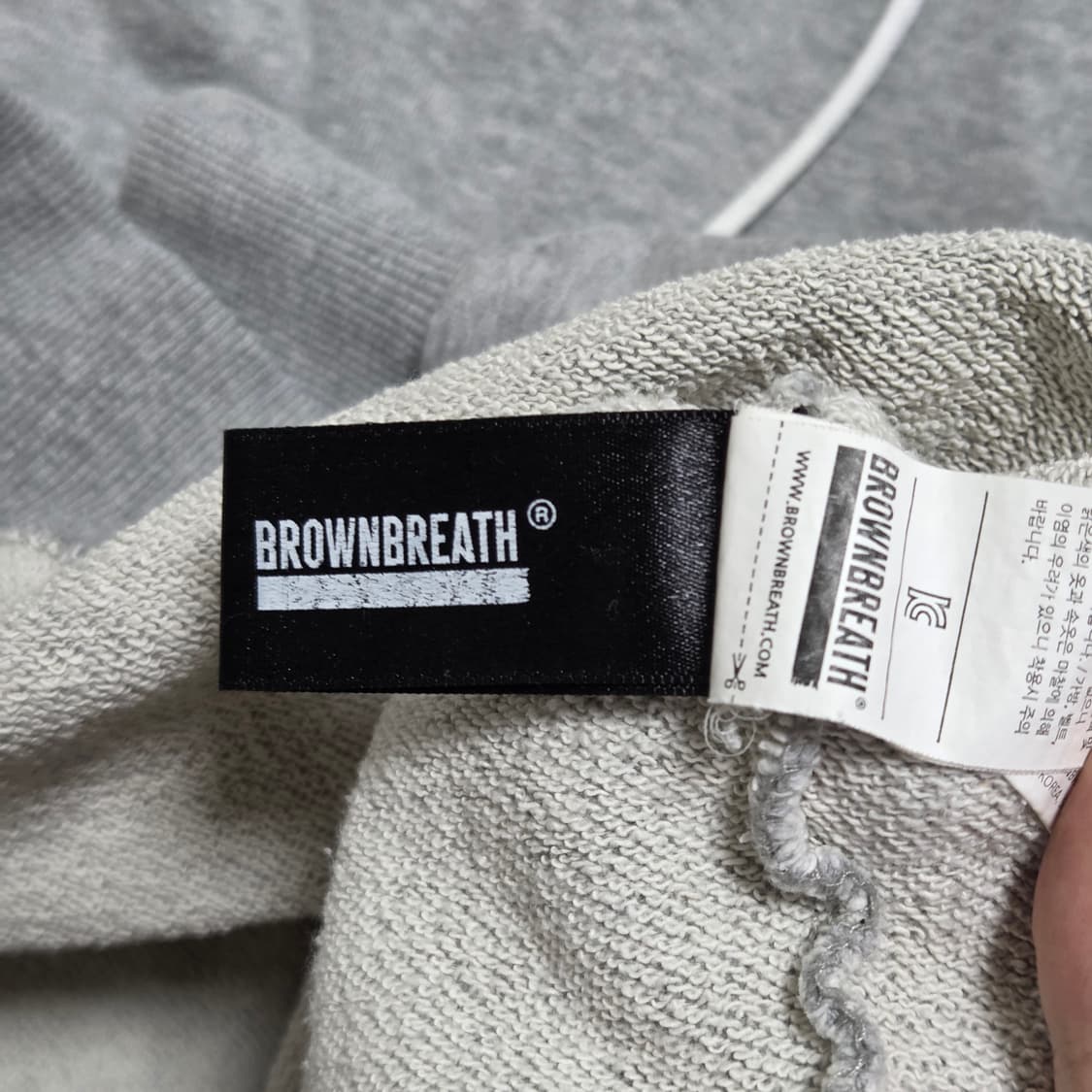 BROWNBREATH 브라운브레스 빈티지 후드 티셔츠 상품이미지3