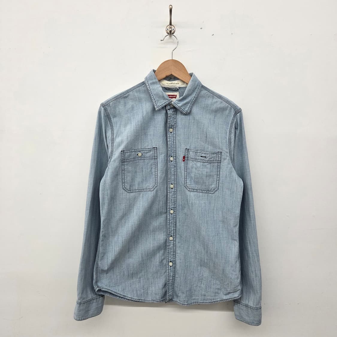 리바이스 데님 셔츠 긴팔 남방 남m 상품이미지1