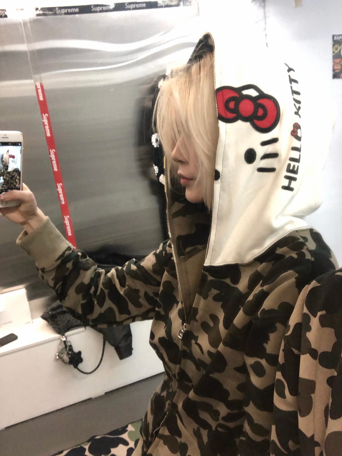 키티 베이프 집업 상품이미지1