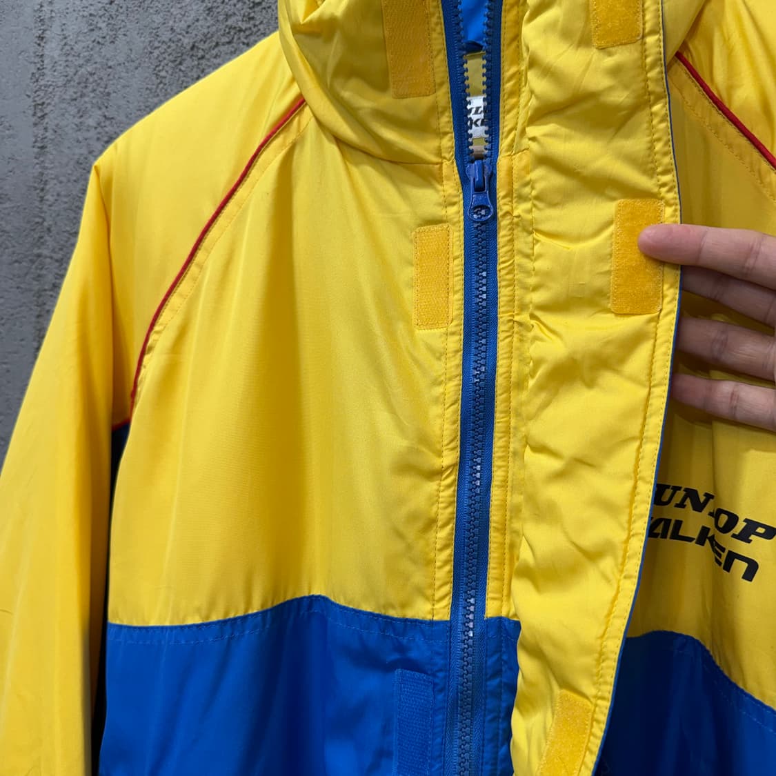 던롭 팔켄타이어 제팬 레이싱 봄버 자켓 (L)  상품이미지5