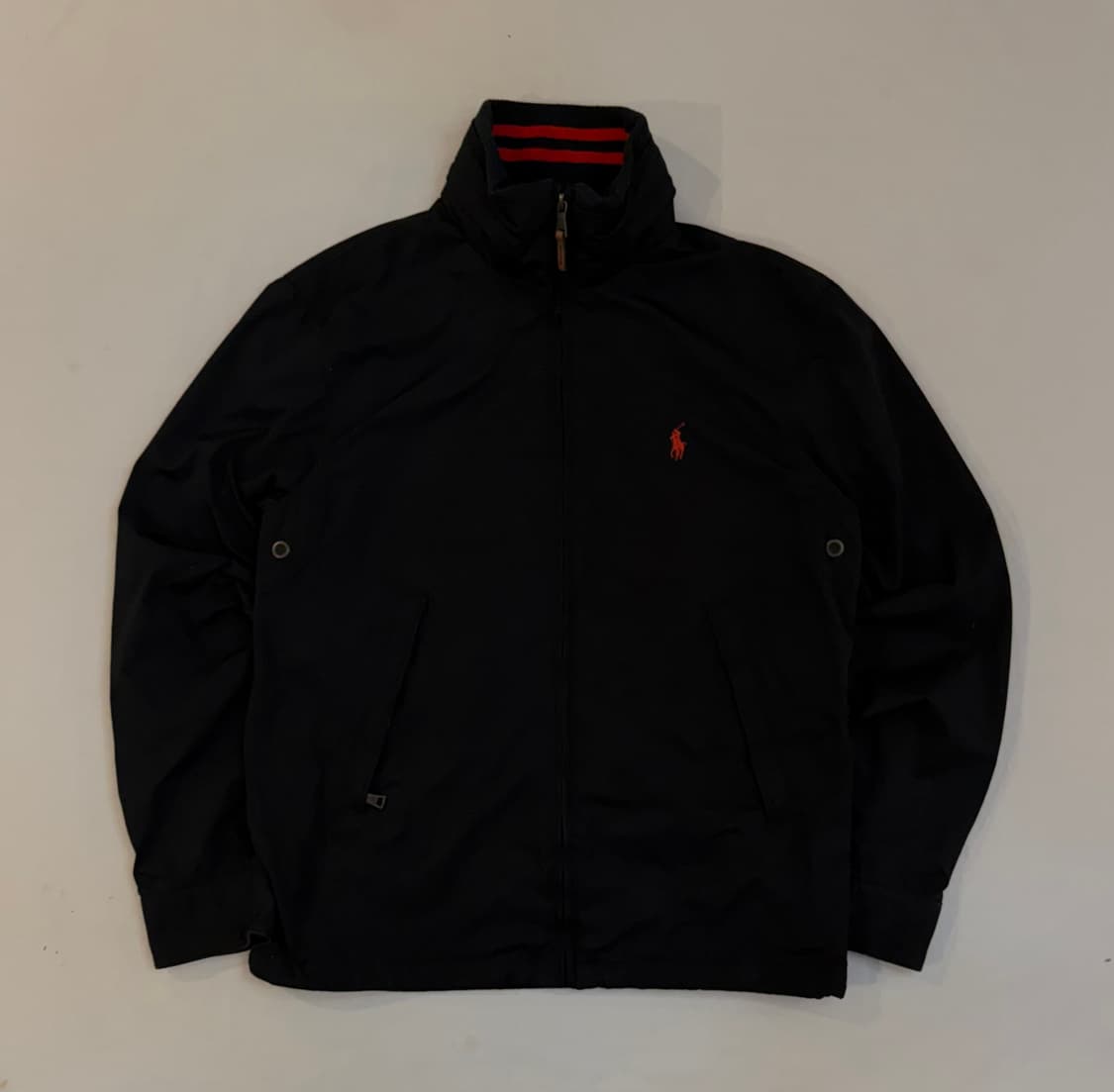 폴로 랄프로렌 폴리쉘 페리 스윙탑 봄버자켓 블랙 상품이미지1
