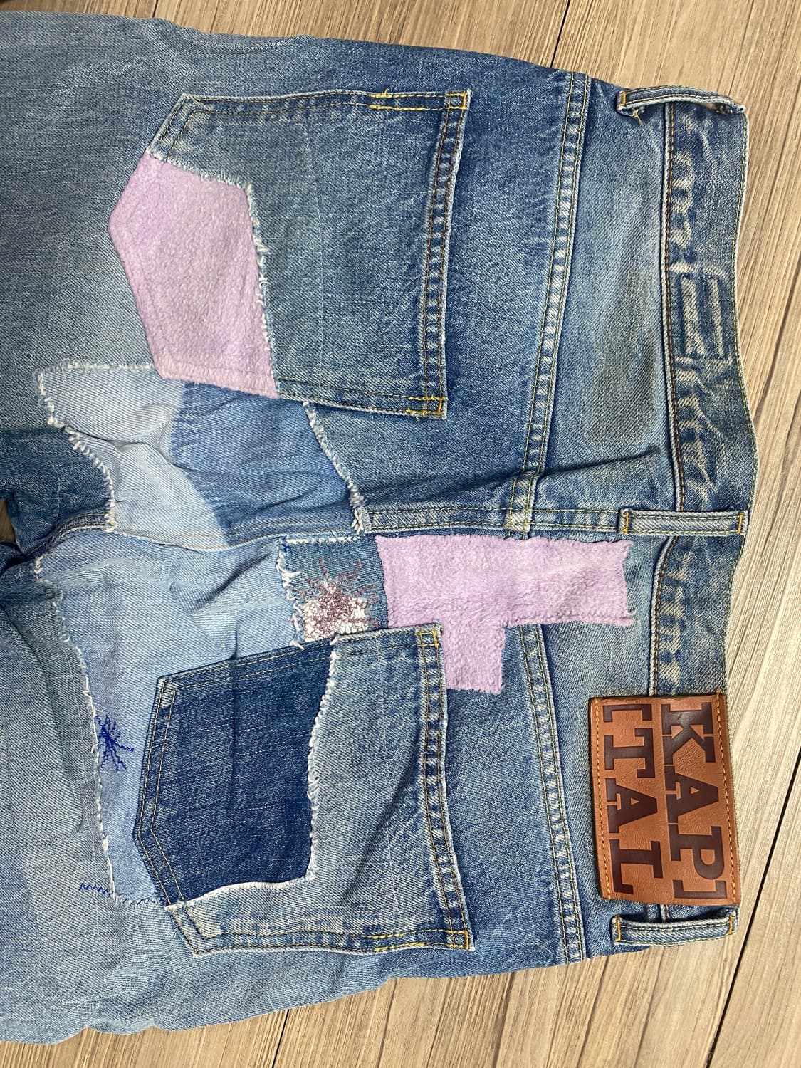 [34] 캐피탈 패치워크 데님팬츠 상품이미지5