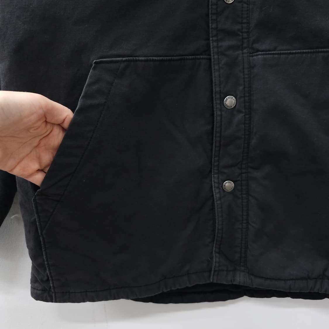 Dickies FLEX 워싱 블랙 셔츠 자켓 아우터 상품이미지3