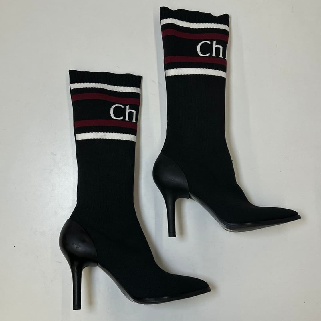 클로에 트레이시 니트 삭스 앵클 부츠 37 상품이미지3