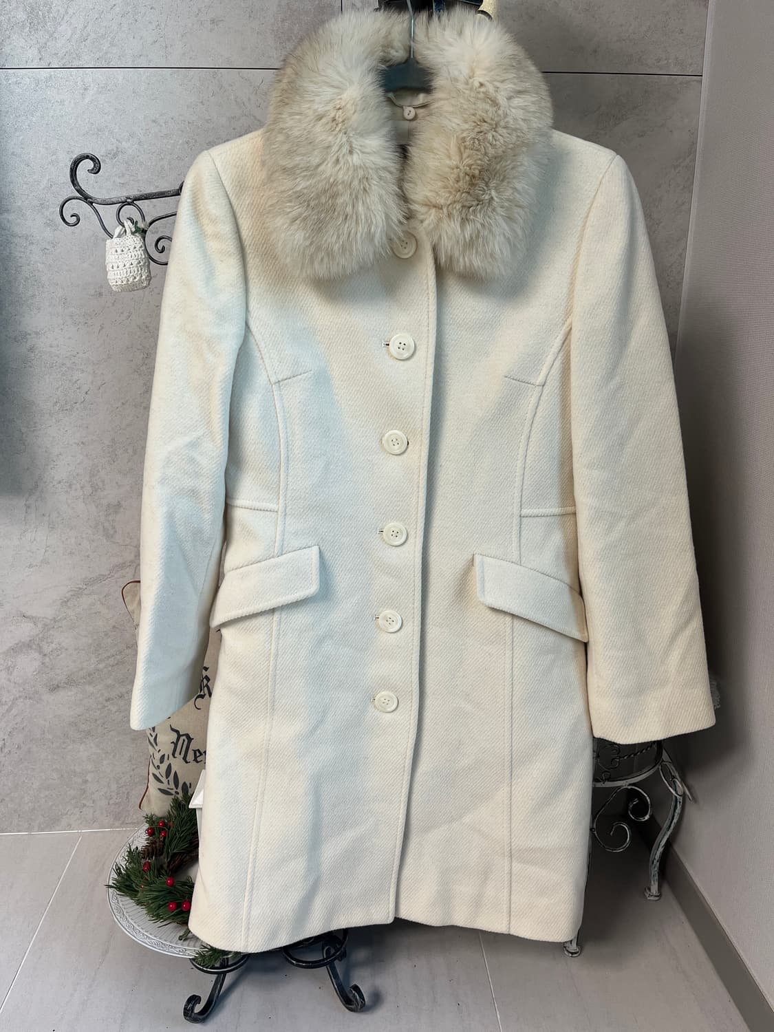 라떼갸루 폭스퍼 코트 상품이미지2