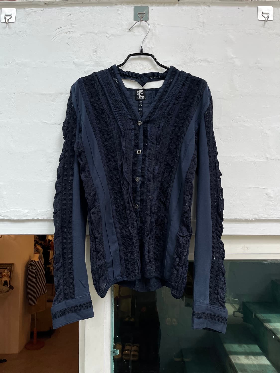 Tricot chic 네이비 가디건 블라우스 상품이미지1