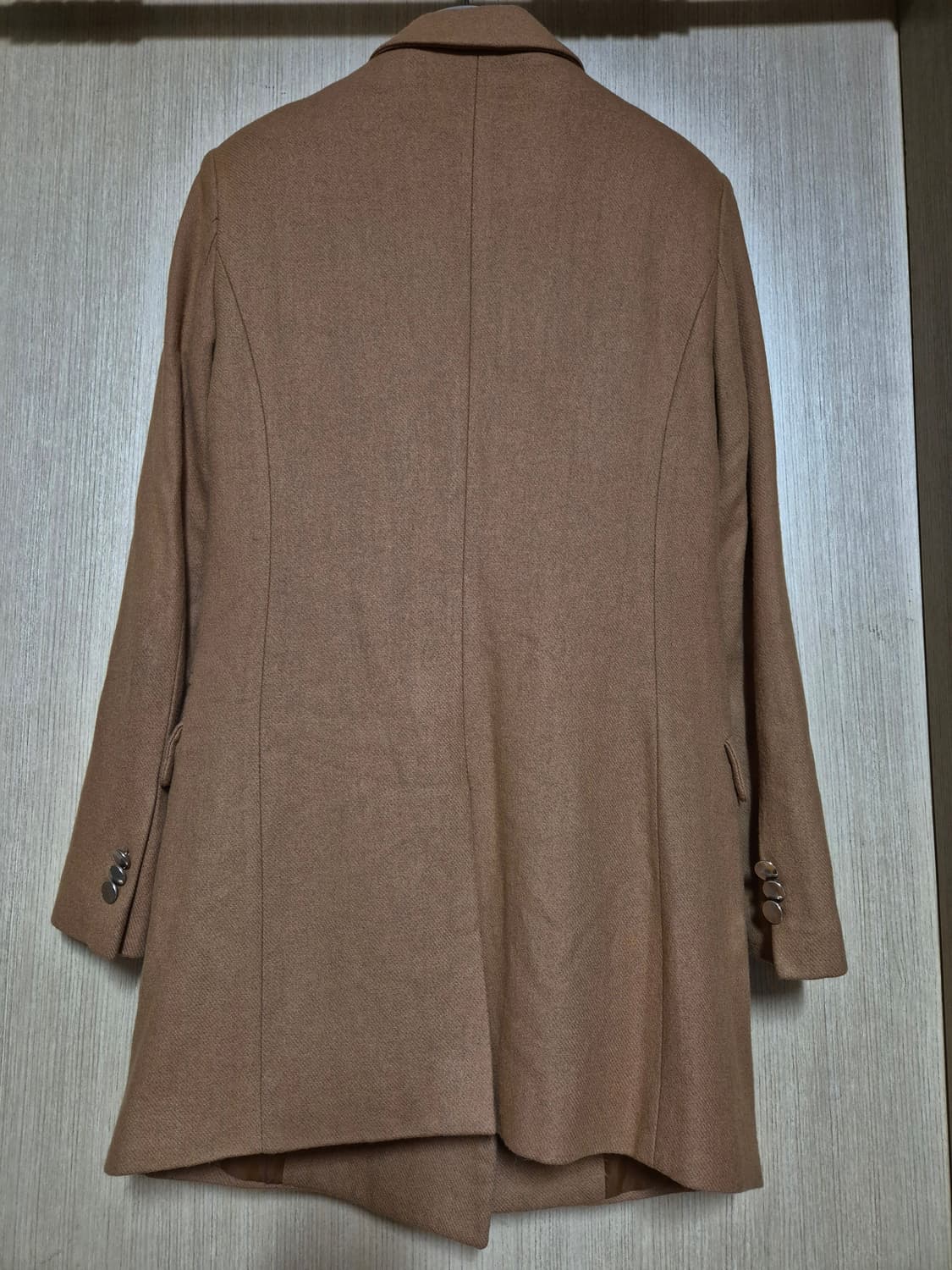 질샌더 브라운 더블 버튼 코트 상품이미지3